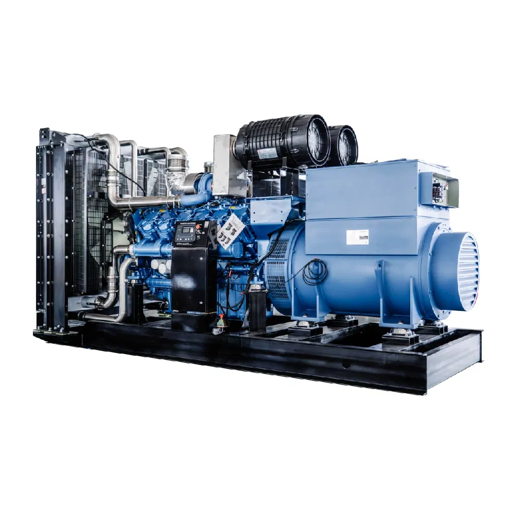 1000kw Generador diésel de marco abierto compatible con aceite combustible pesado para planta de energía en mina remota de potencia primaria