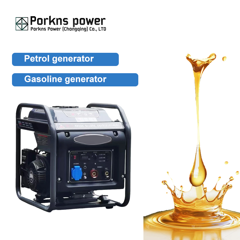 Generador Eléctrico Portátil de Doble Combustible Gasolina/LPG de Emergencia para Uso en Hogar Porkns 5000W 5kw