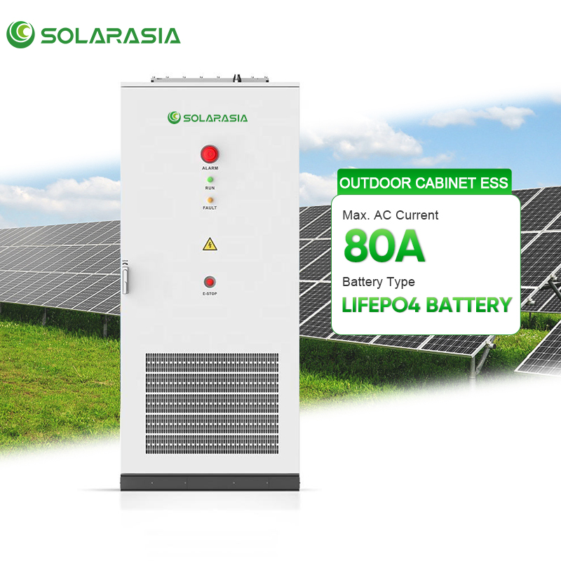 Sistema de Almacenamiento de Energía Solar con Batería de Litio Industrial Comercial Ess 50kw 100kwh para Energía de Respaldo
