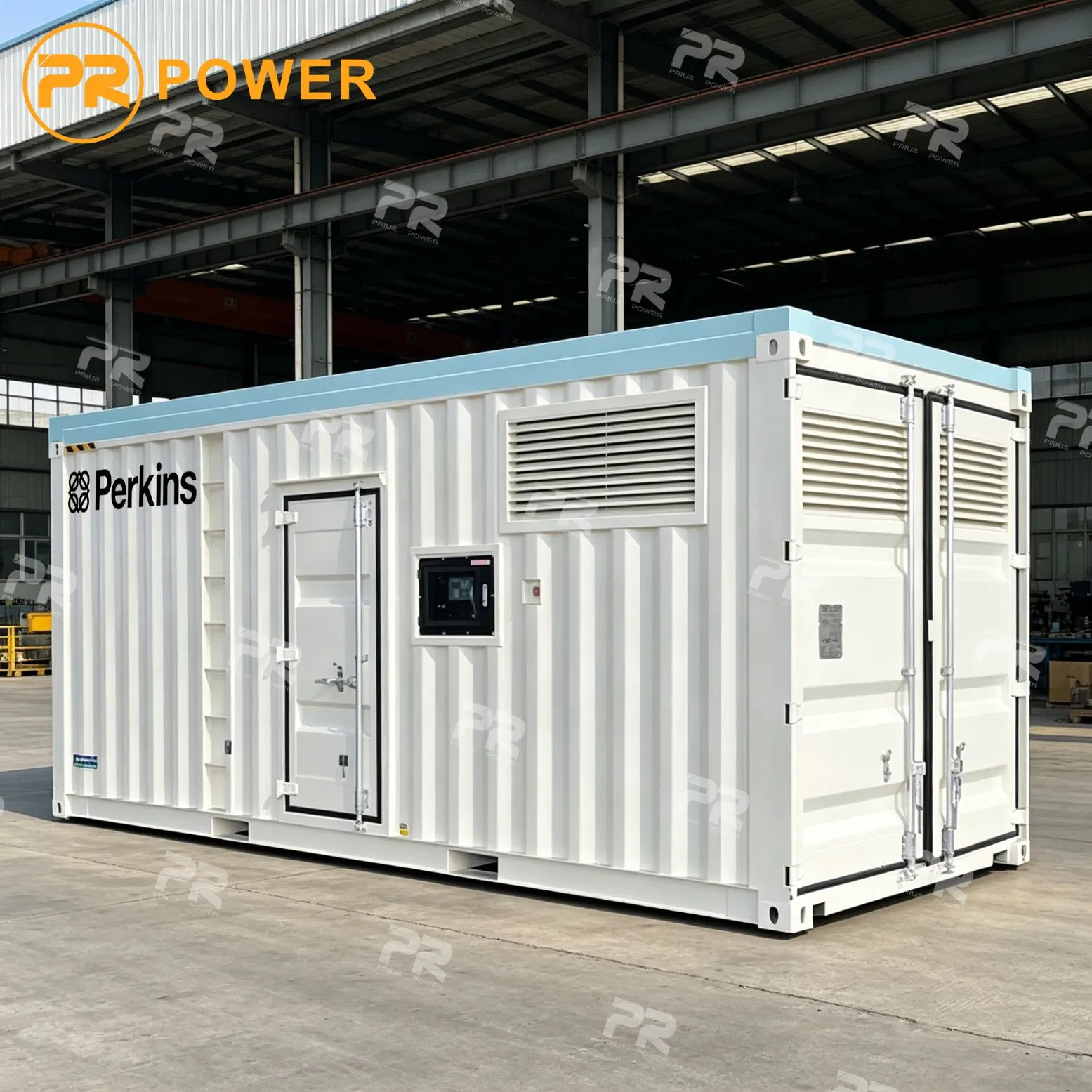 1650kVA Unidad Generadora Super Silenciosa 50Hz Contenerizada con 4012-46tag3a Motor 220/380V Sistema de Refrigeración de Agua Ajustable