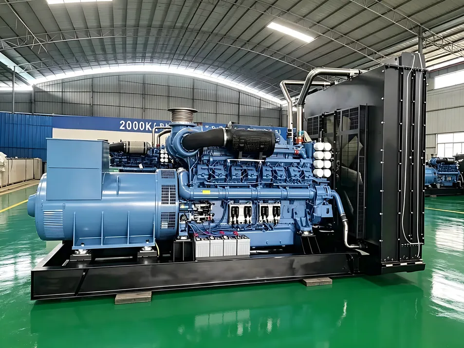 Estructura Simple y Robusta 160-280kw Generador Diesel Abierto para Fácil Reparación en Sitio