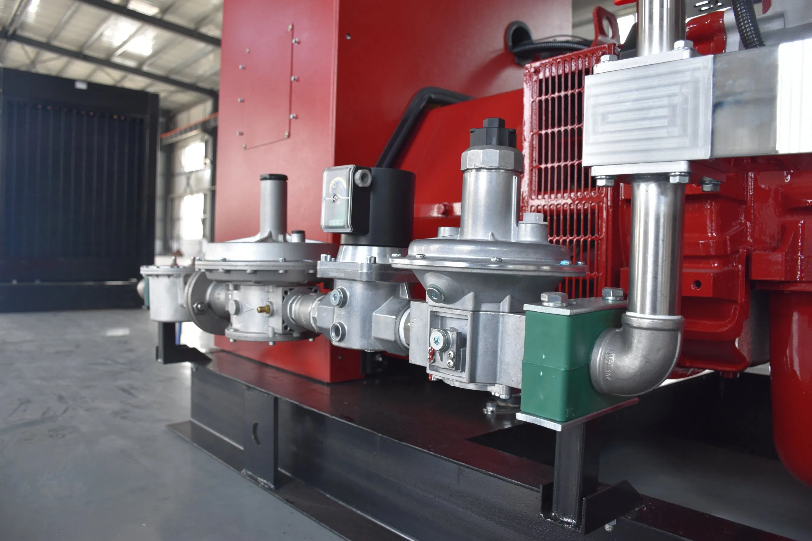 Generador de Emergencia Silencioso de Tipo Dual de Combustible Fiable y Asequible 50/60Hz 1500rpm para Planta de Energía de Gas de Madera, LNG, CNG, LPG y Diésel para Biomasa y Biogás