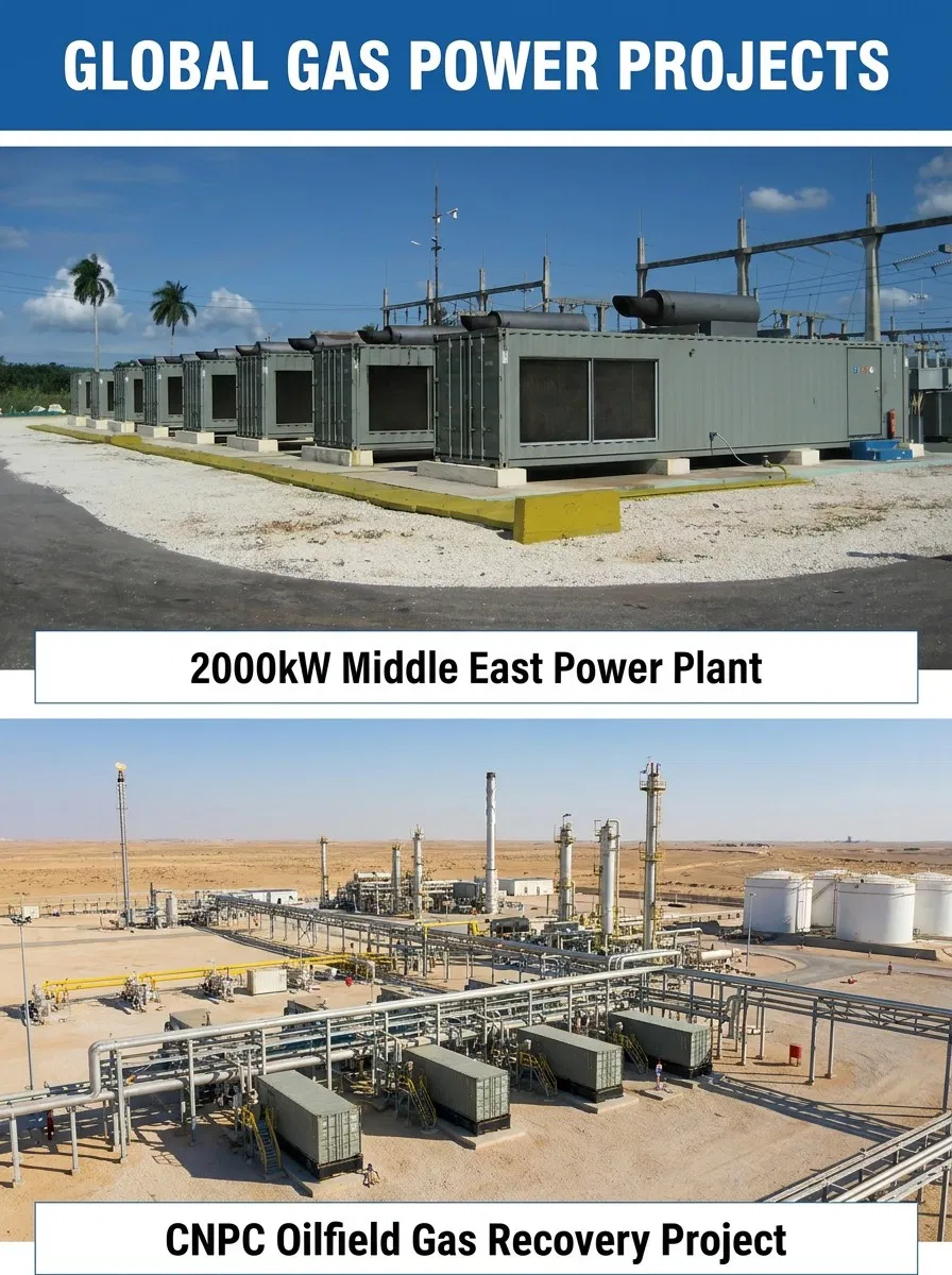 1600kw Generador de Biogás Natural Biomasa/LPG/Propano Silencioso de Alta Potencia Contenedor de Doble Combustible Aguas Residuales Coke Syngas Gas de Madera Fabricante para Escuela, Edificio de Oficinas