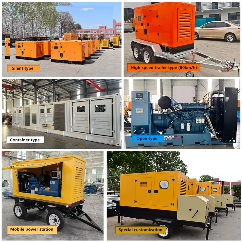 375kVA 50Hz Generador Móvil Con Diseño Remolcable para Suministro de Energía al Aire Libre