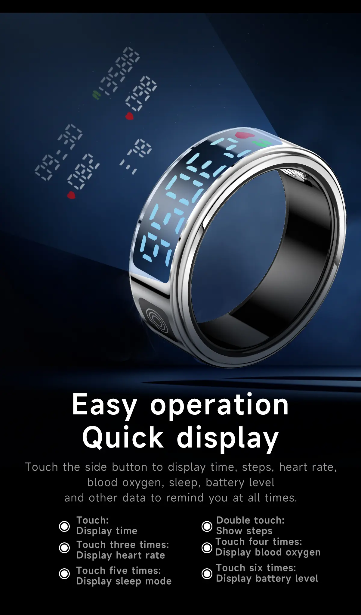 Easy Operation & Quick Display