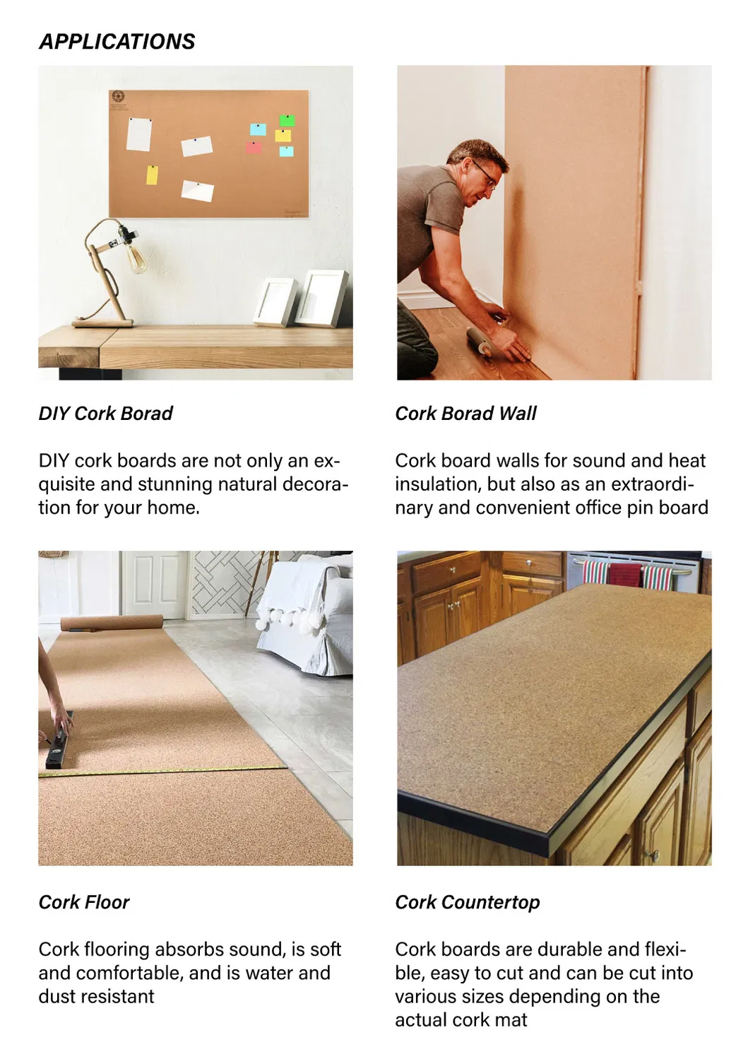 Comprehensive Cork Sheet Usage