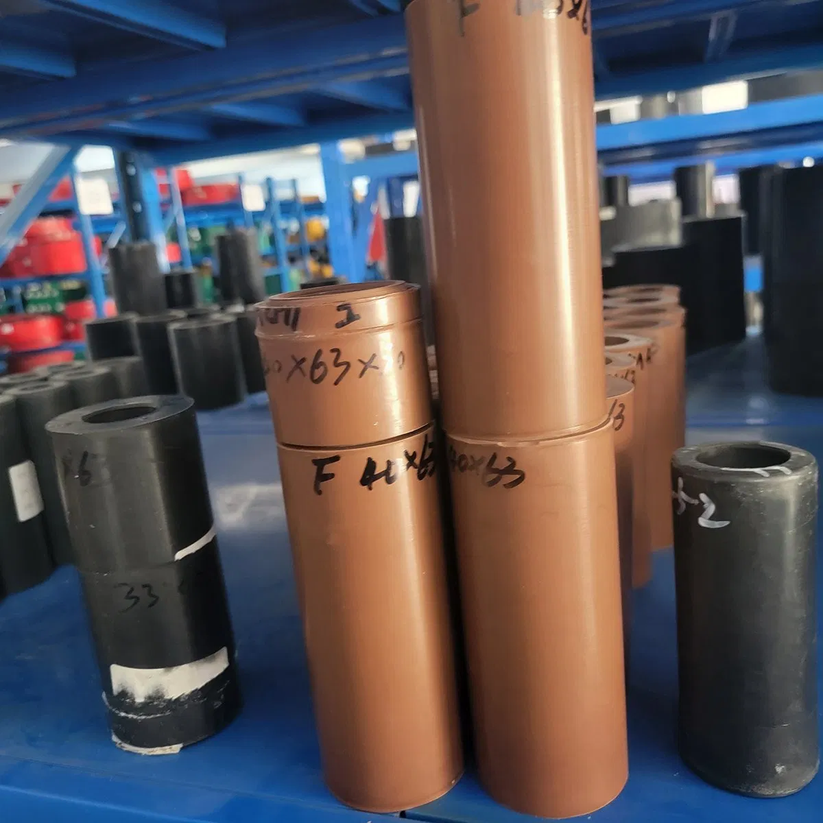 Durable NBR FKM-FPM Semi-Finished Elastomer Rubber Tube Tubular Material