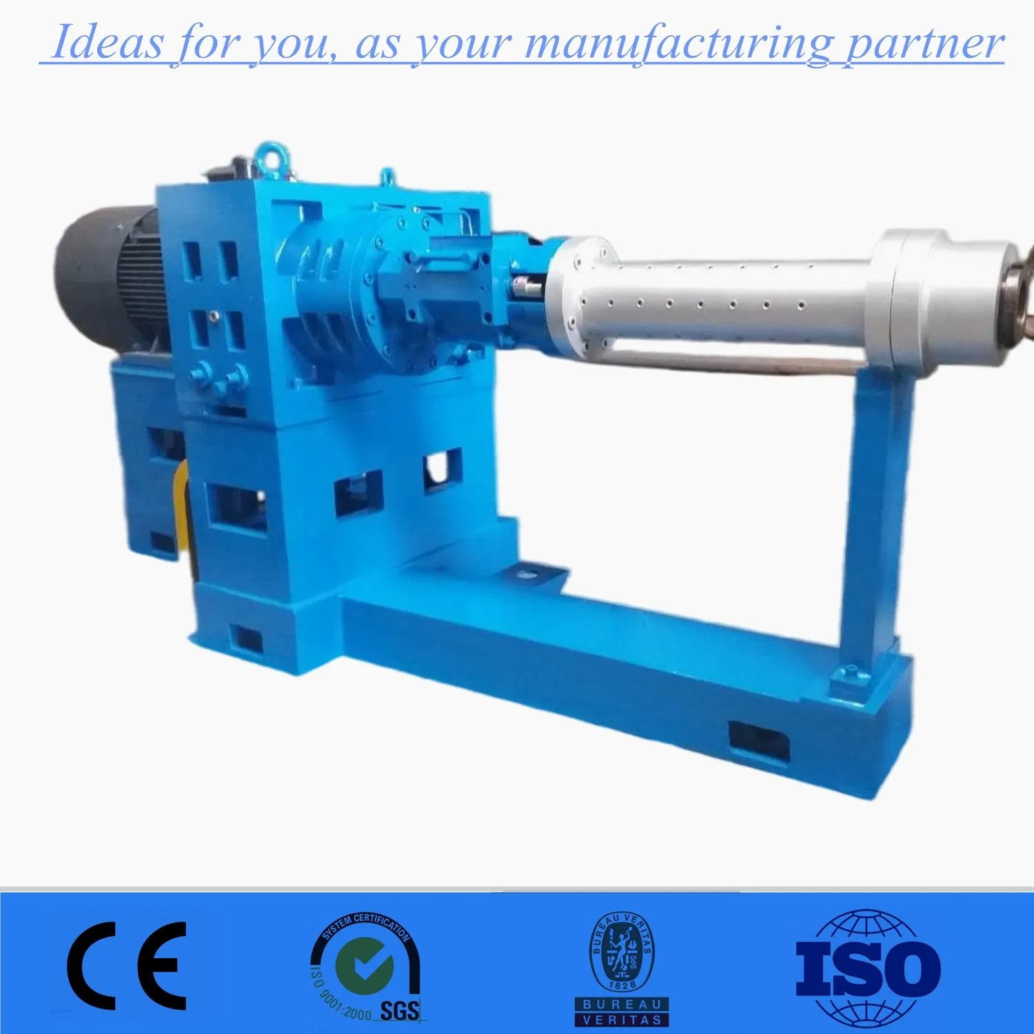 Precision Cold Feed Rubber Extruder Machine with Pin-Barrel Design