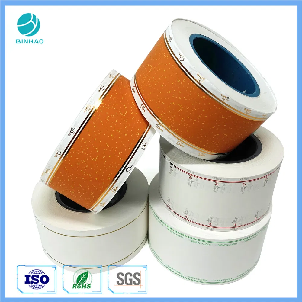 52mm Tipping Paper Roll Yellow Cork Customize Tip Paper
