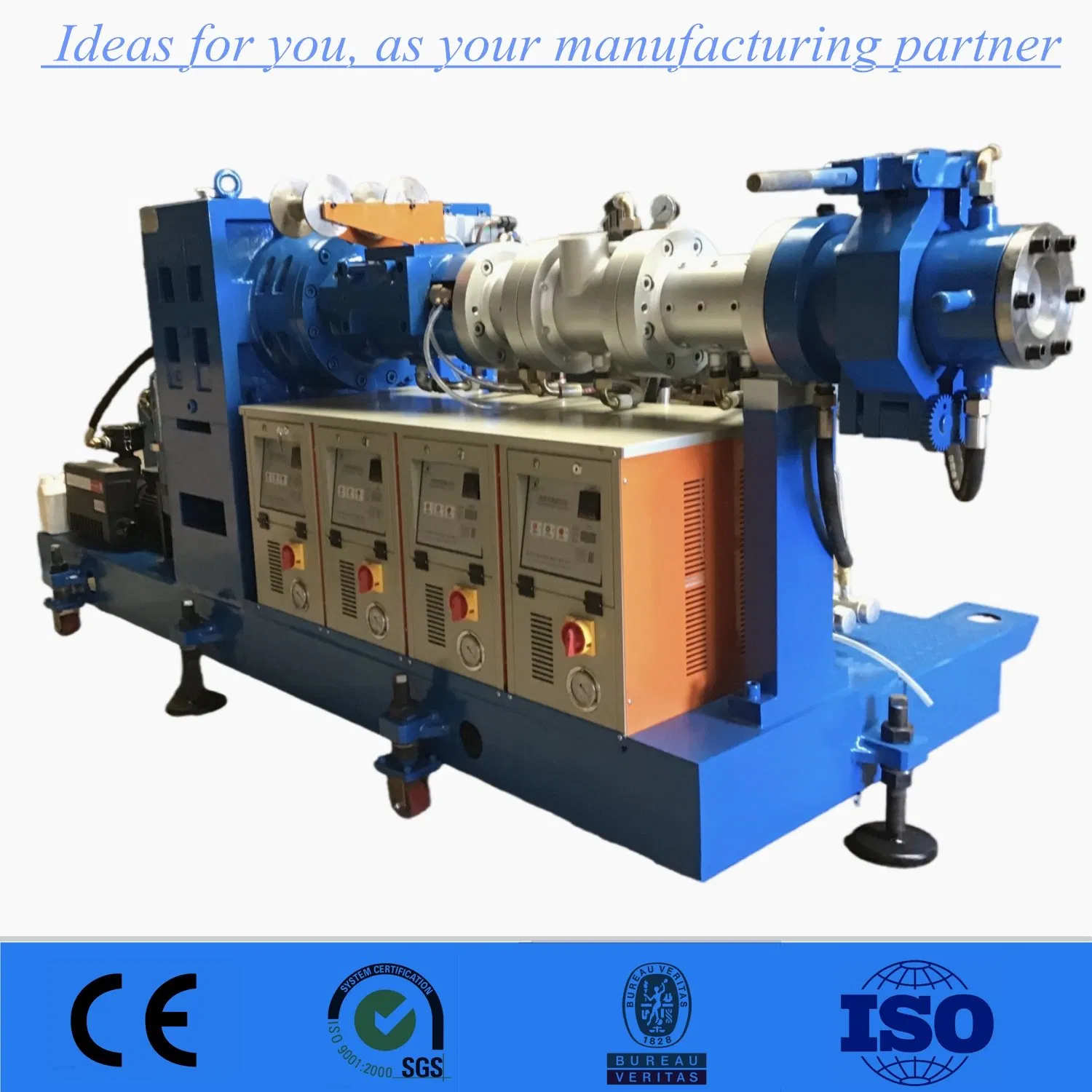 Precision Cold Feed Rubber Extruder Machine with Pin-Barrel Design
