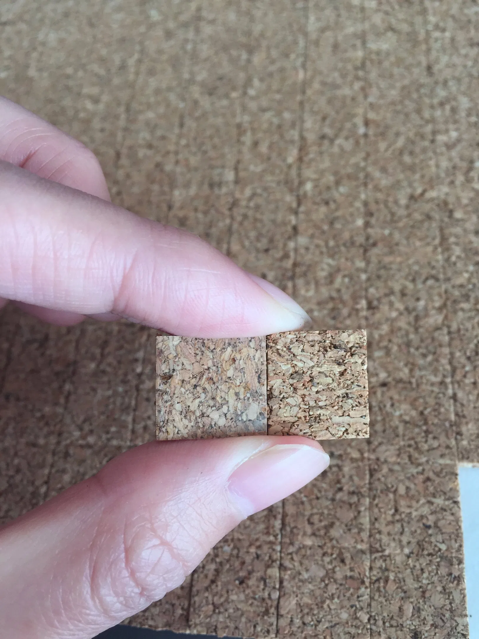 Self-Adhesive Square Cork Spacers Protect Used Glass Moving Cork Pad