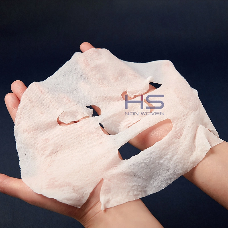 Non Woven Disposable Lint Free Cotton Facial Mask Sheet Compressed