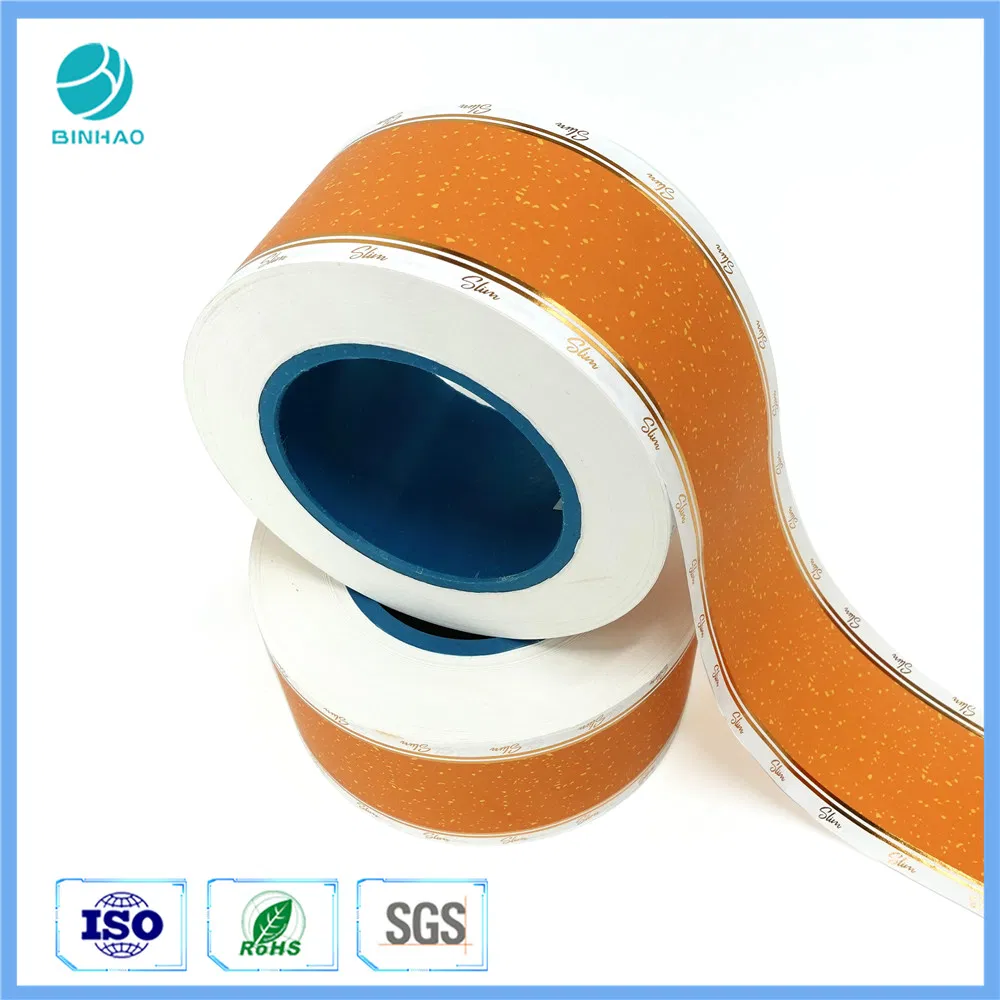 52mm Tipping Paper Roll Yellow Cork Customize Tip Paper