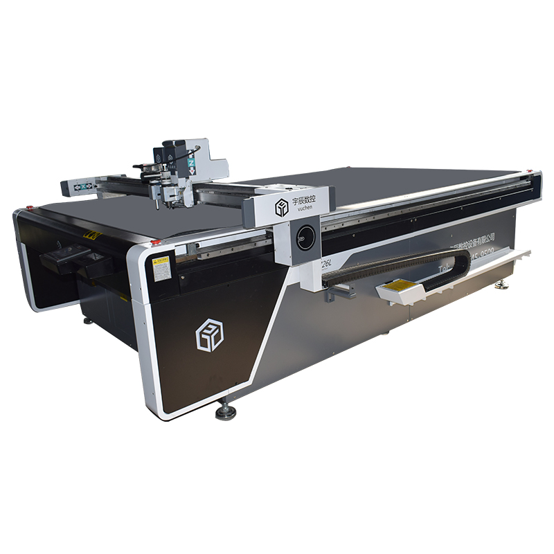 Yuchen CNC Asbestos/Cork/Nylon Gasket Automatic Die-Less Digital Cutting Machine Pneumatic Cutting Tool Flatbed Digital Cutter
