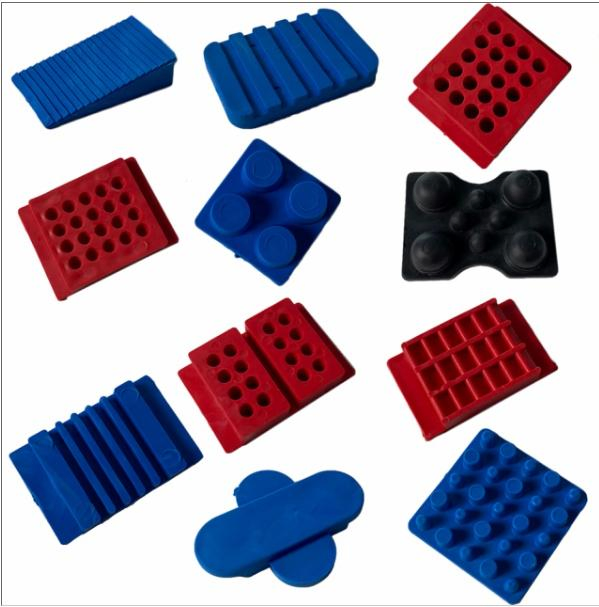 Custom Building Materials Double-Sided Five-Ball Cushioning Pad Sports Court Wooden Floor Shock Absorbing Rubber Pad Resilient Rubber Cushion Pads