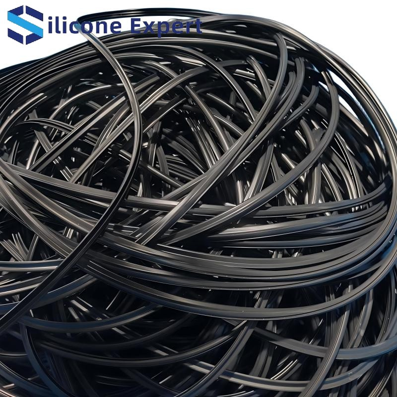 Flexible Weatherproof Silicone Strips for Doors and Window Sealing