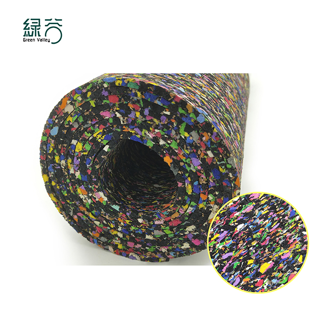 Sound Insulation Underlay Rubber Sound Proof Eco-Friendly Flooring Rubber Underlay