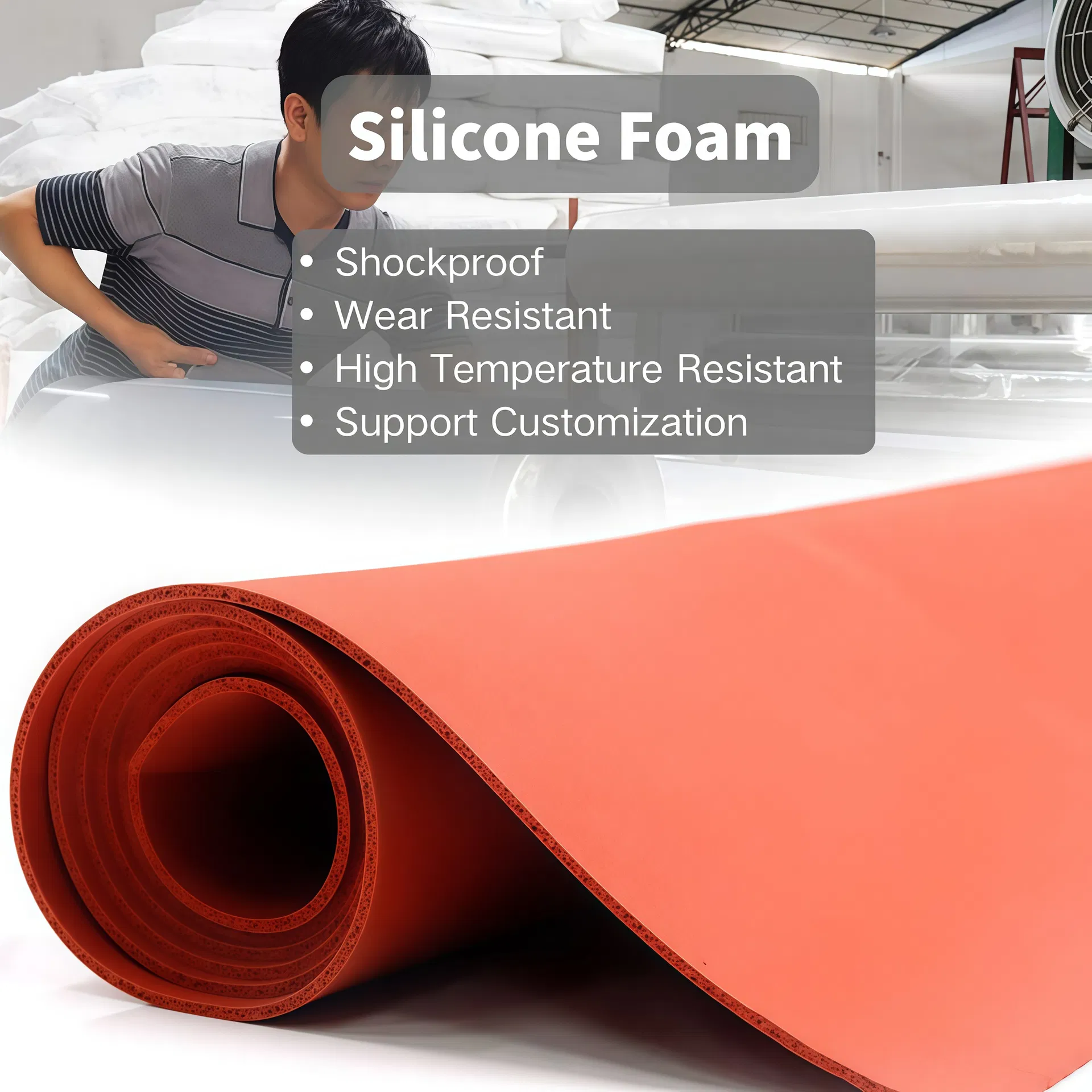 Silicone Foam Display 1