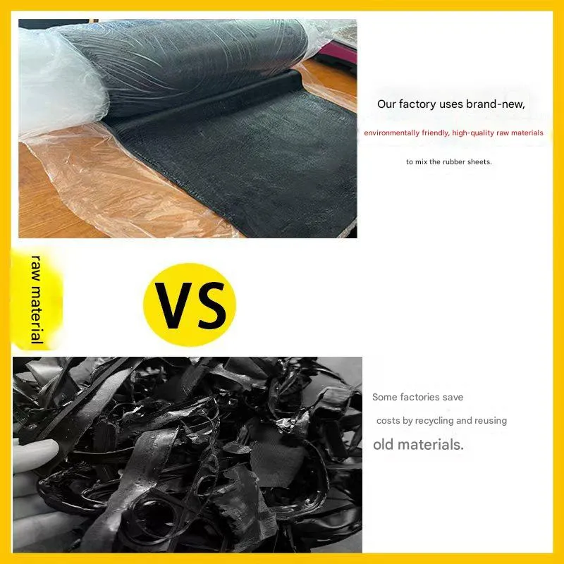 Black Double Hole Rubber Pad Anti-Slip Shock Absorption Shim