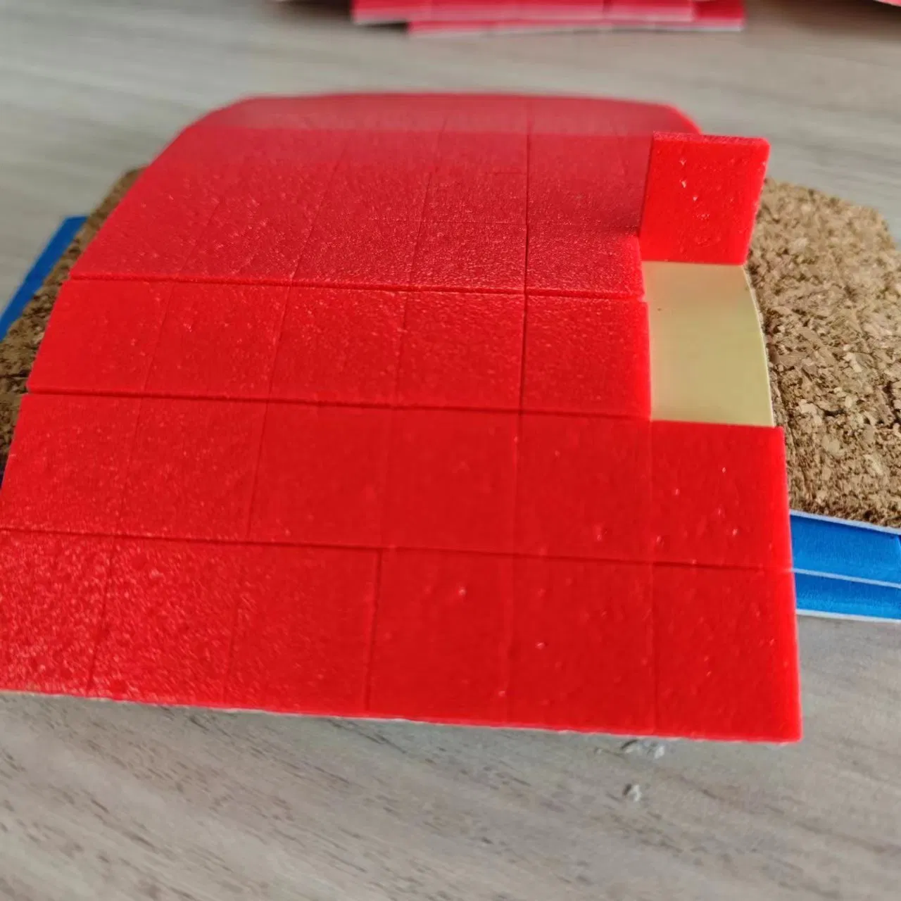 15*15*3.8mm on Rolls Red PVC Pads Rubber Adhesive Cling Foam Glass Shipping Separator Pads