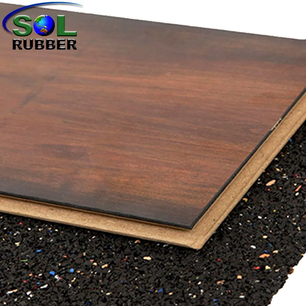 Cork Acoustic Wooden Floor Underlay Industrial Flooring Rubber Roll Floor