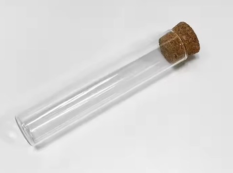 Glass Test Tube with Cork Lid Stopper High Borosilicate Glass Bottle for Pre Roll Food Glass Container
