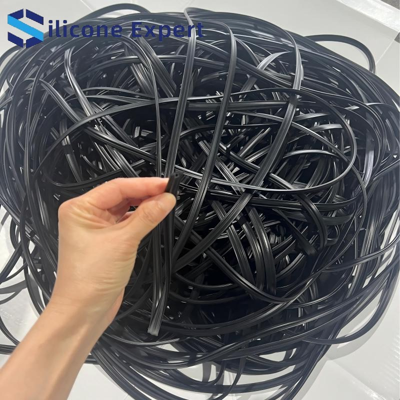 Flexible Weatherproof Silicone Strips for Doors and Window Sealing