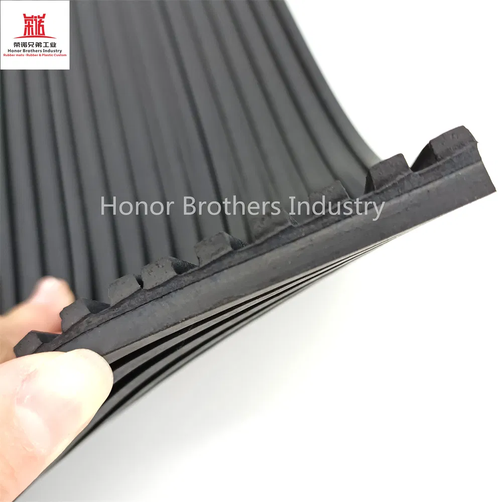 Industrial High-Density Flooring Mat, Non-Slip Shock Absorption Rubber Anti-Vibration Pad