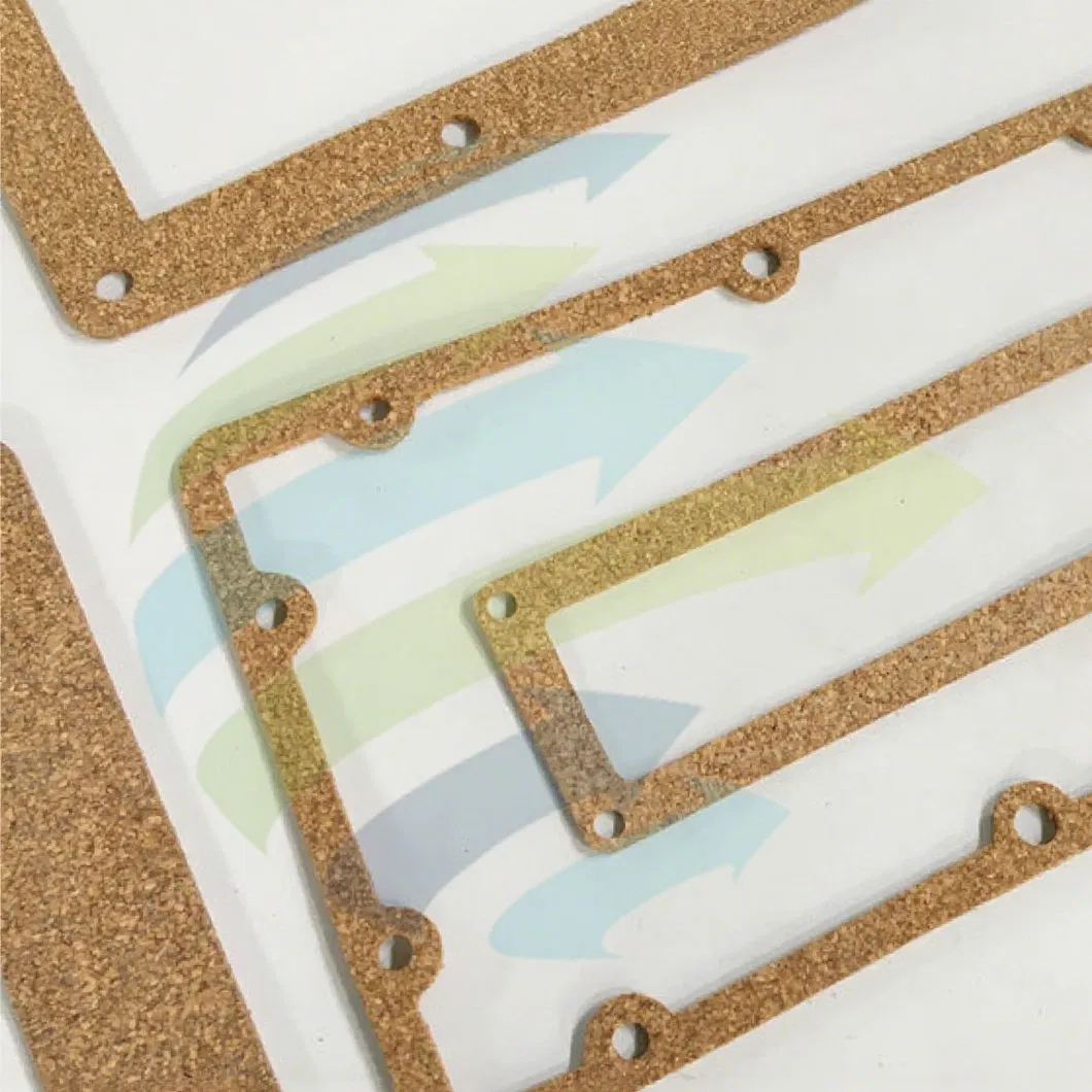 Oil Resistant Insulation Cork Rubber Gaskets for Transformer Customizable
