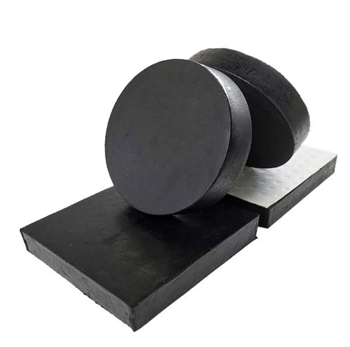Anti-Slip, Wear-Resistant Rubber Bearing Pads for Bridge Shock Absorption &amp; Cushioning