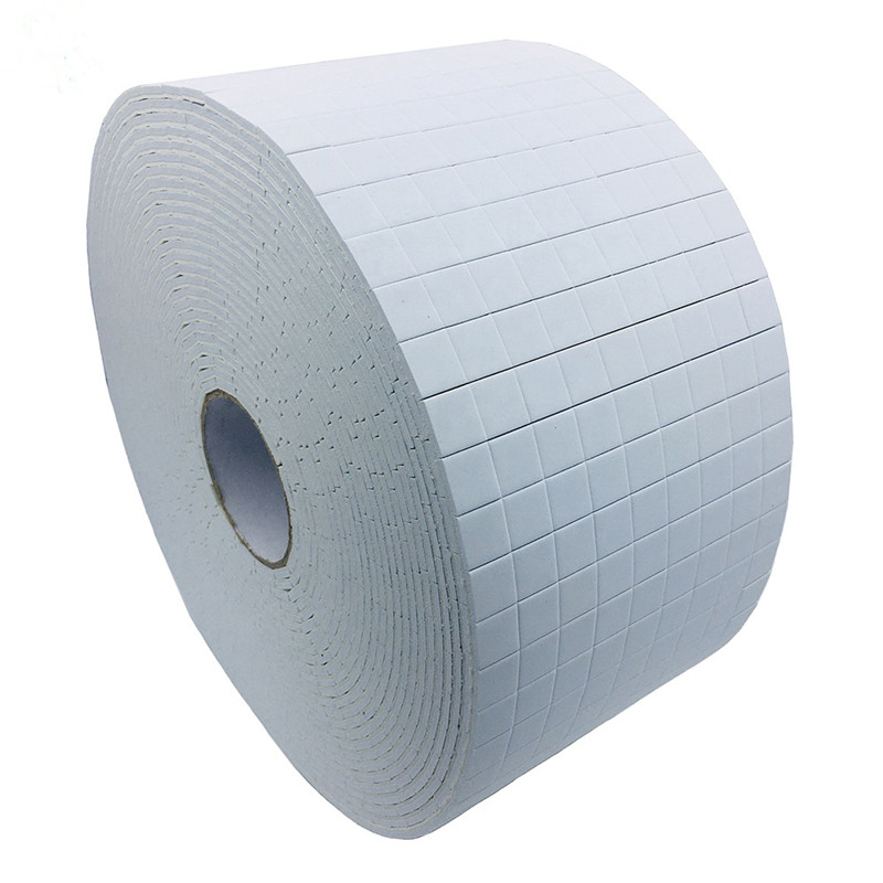 Glass EVA Separator Pads with Cling Foam on Rolls-Size 18X18X2+1mm
