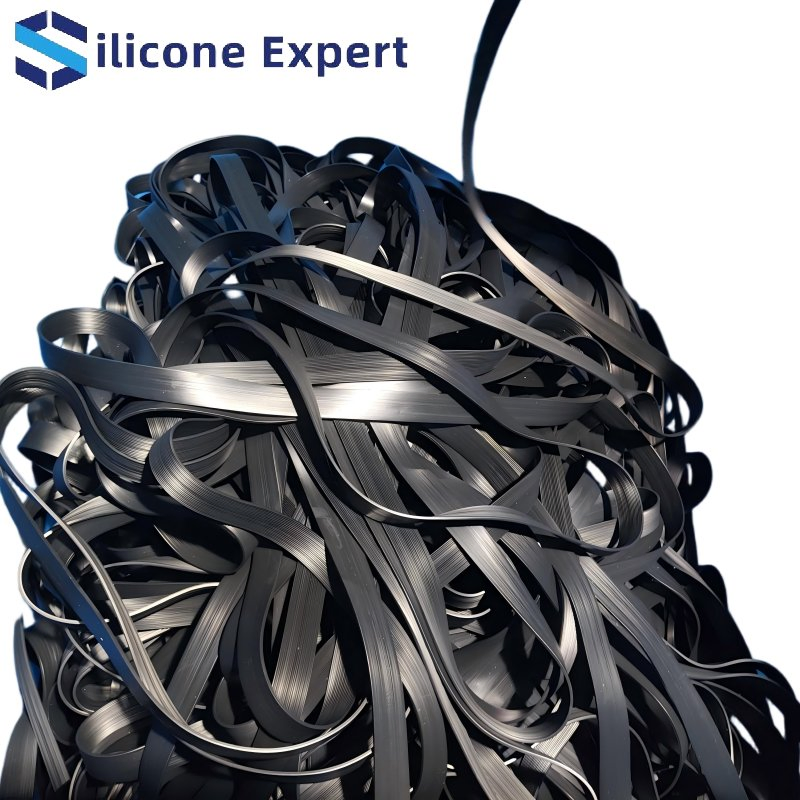 Flexible Weatherproof Silicone Strips for Doors and Window Sealing