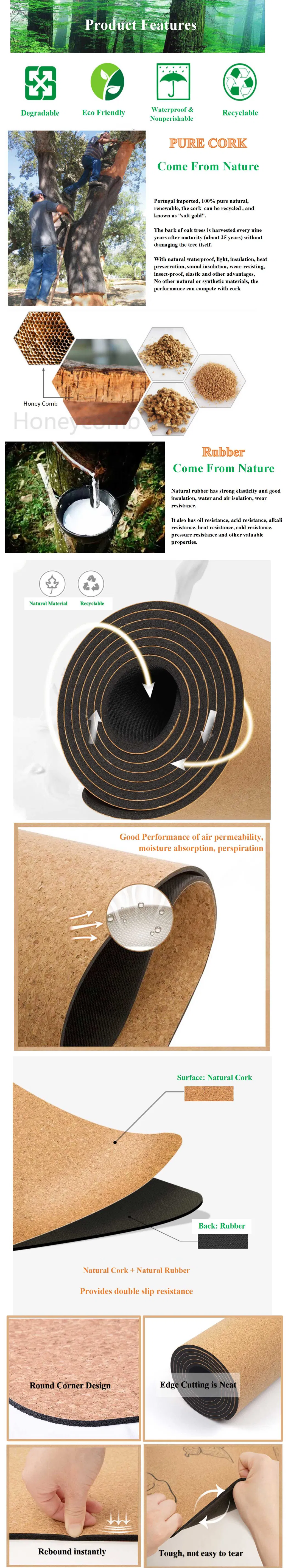 Cork Yoga Mat View 2