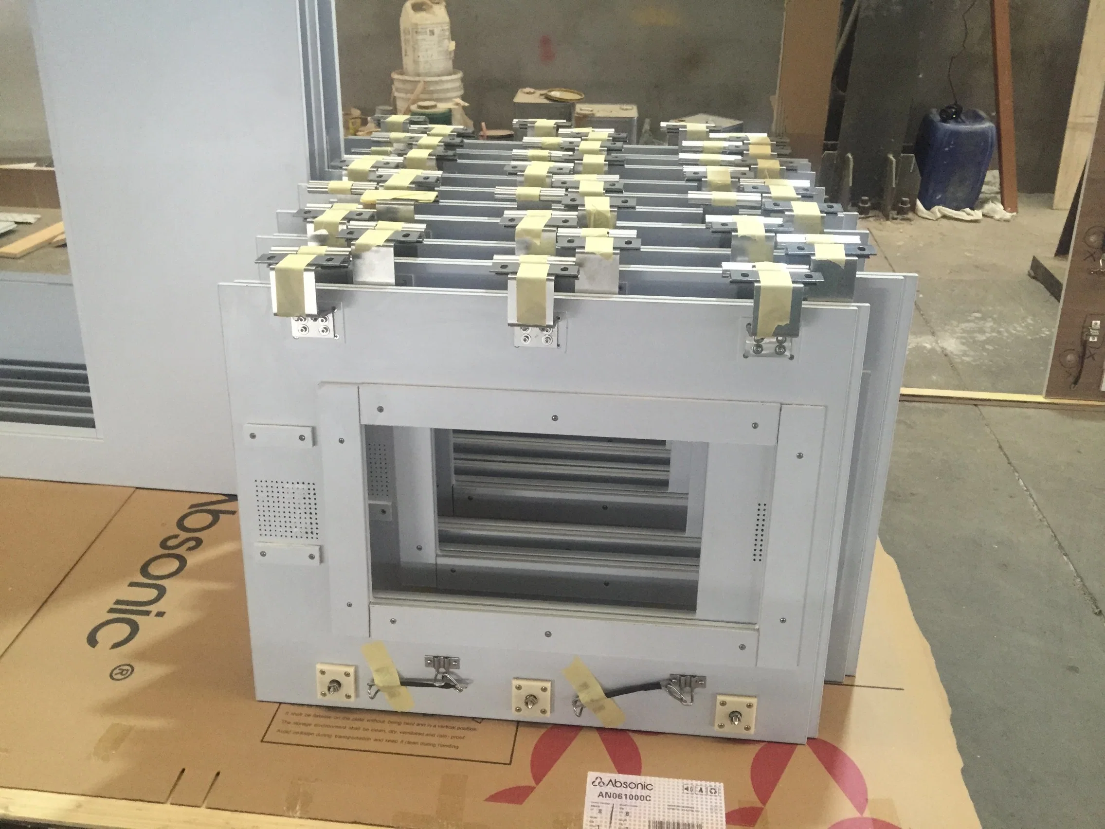 Aluminum Core Sound Insulation Customized Processed Plywood Board for Train Roof