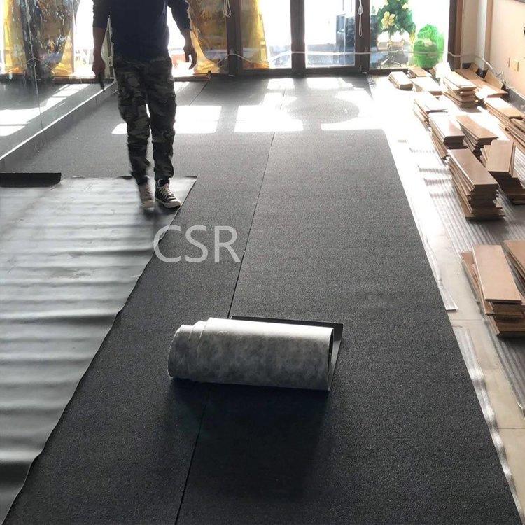 Acoustic Rubber Floor Mat Soundproofing Rolls Underlay for Laminate
