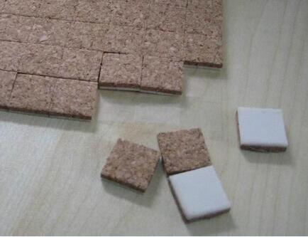 for Glass Protection Cork Pads Transportation Spacer with PVC Foam/Glue