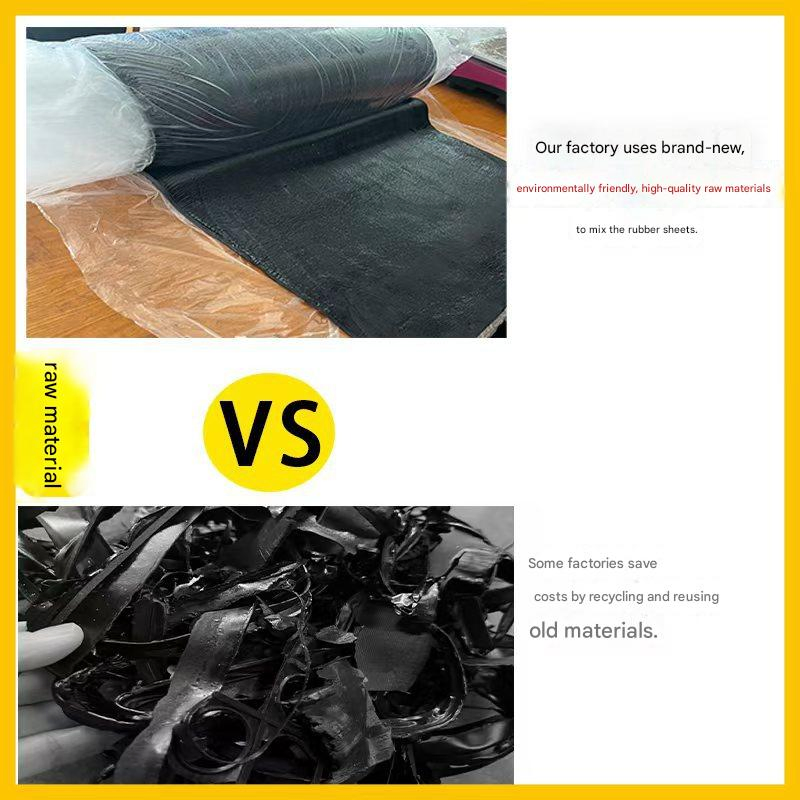 Black Double Hole Rubber Pad Anti-Slip Shock Absorption Shim for Machinery Equipment