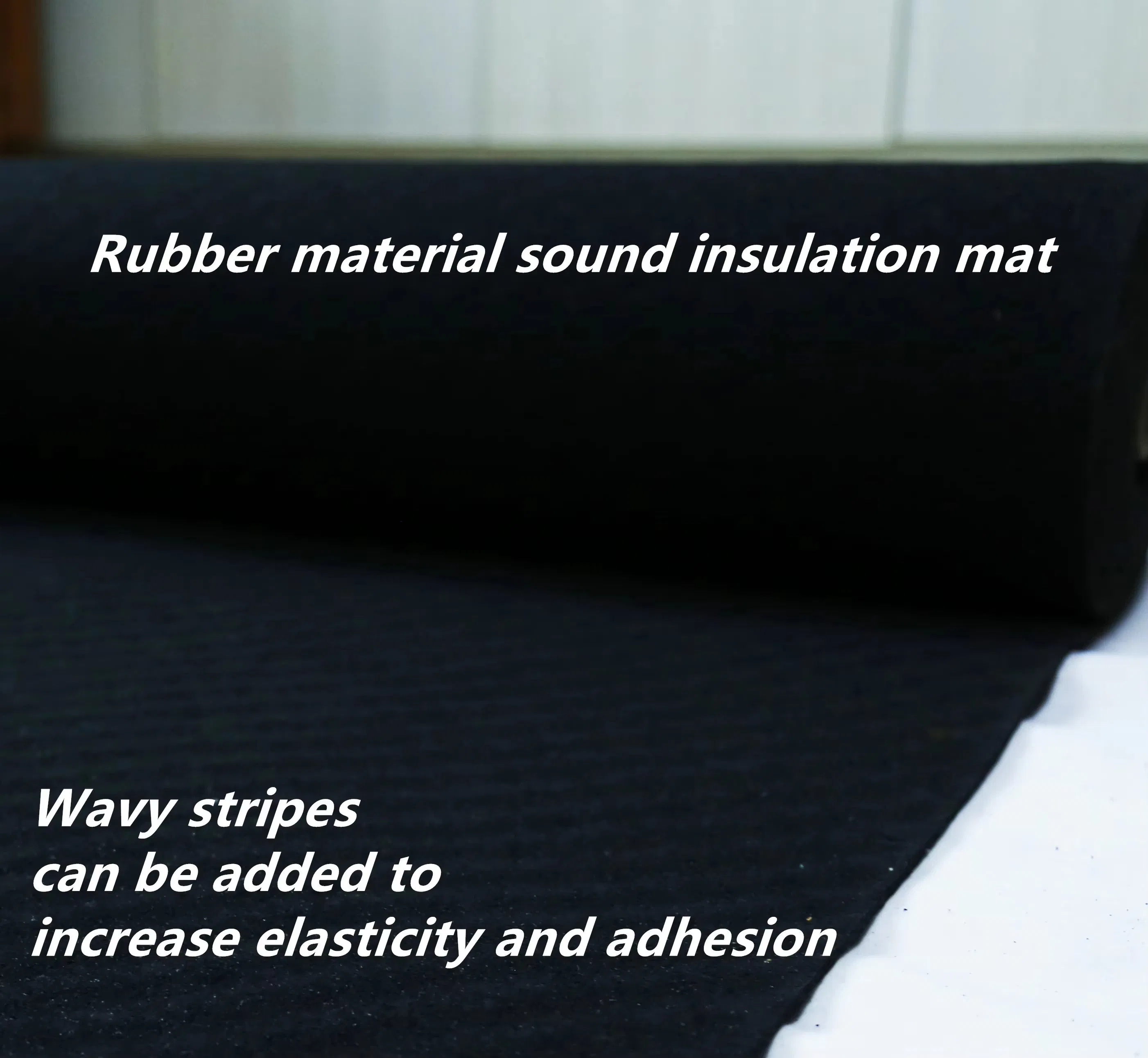 Acoustic Rubber Floor Mat Soundproofing Rolls Underlay for Laminate