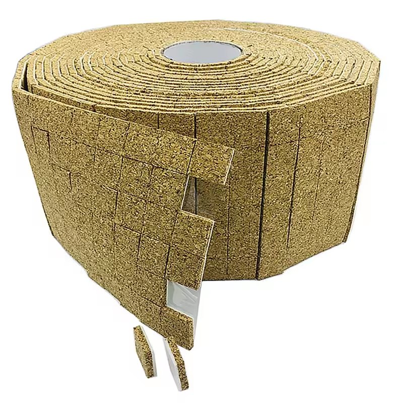 Durable Cork Pad with Self Adhesive Rubber for Glass Protection