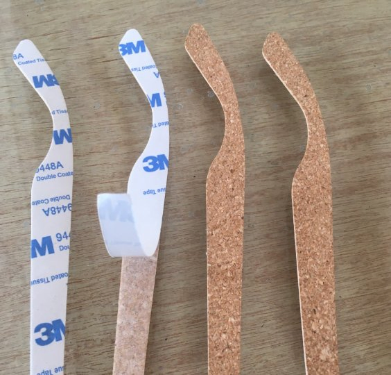 Heat Insulation Self Adhesive Cork Pad Glass Ceramic Anti Vibration Cork Gakset Feet