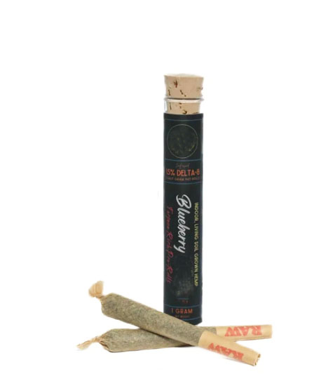 Custom 2PCS 3pck Pre Roll Cones Glass Tube with Wooden Cork