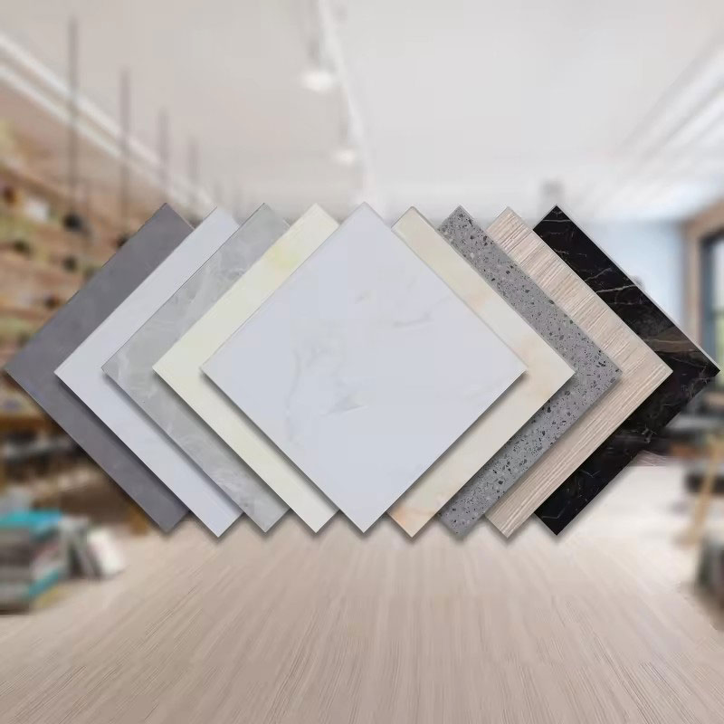 PVC Flooring 8mm Plastic Marble Flooring Tiles Spc Flooring Wholesale Wear Resistant Plastic Click Vinyl Contemporary Indoor