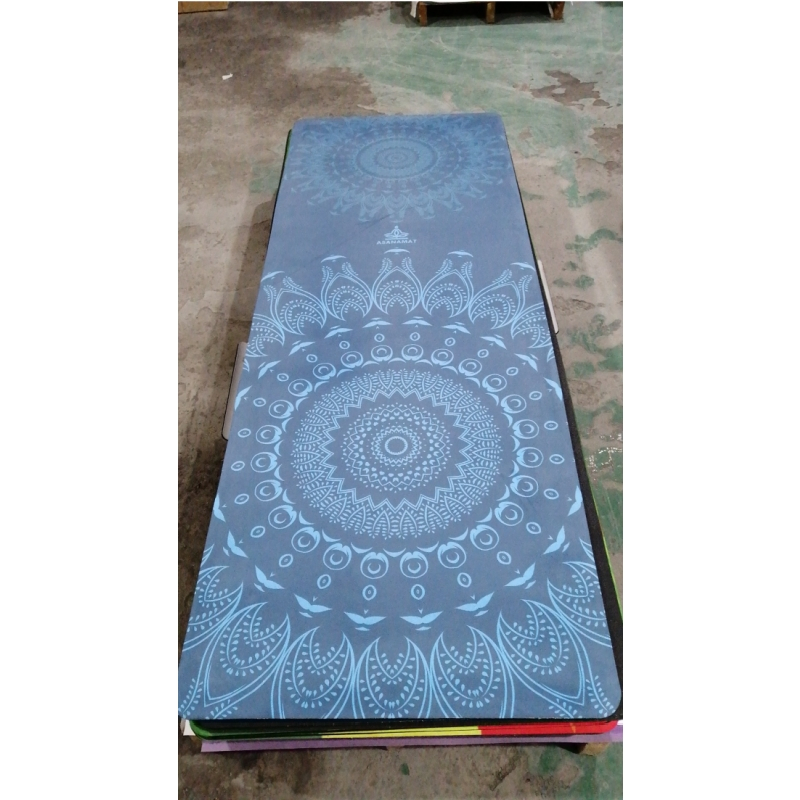 Foldable Custom Fitnesss Mat PU Yoga Mat Pilates Artist Exercise Yoga Mat Roll