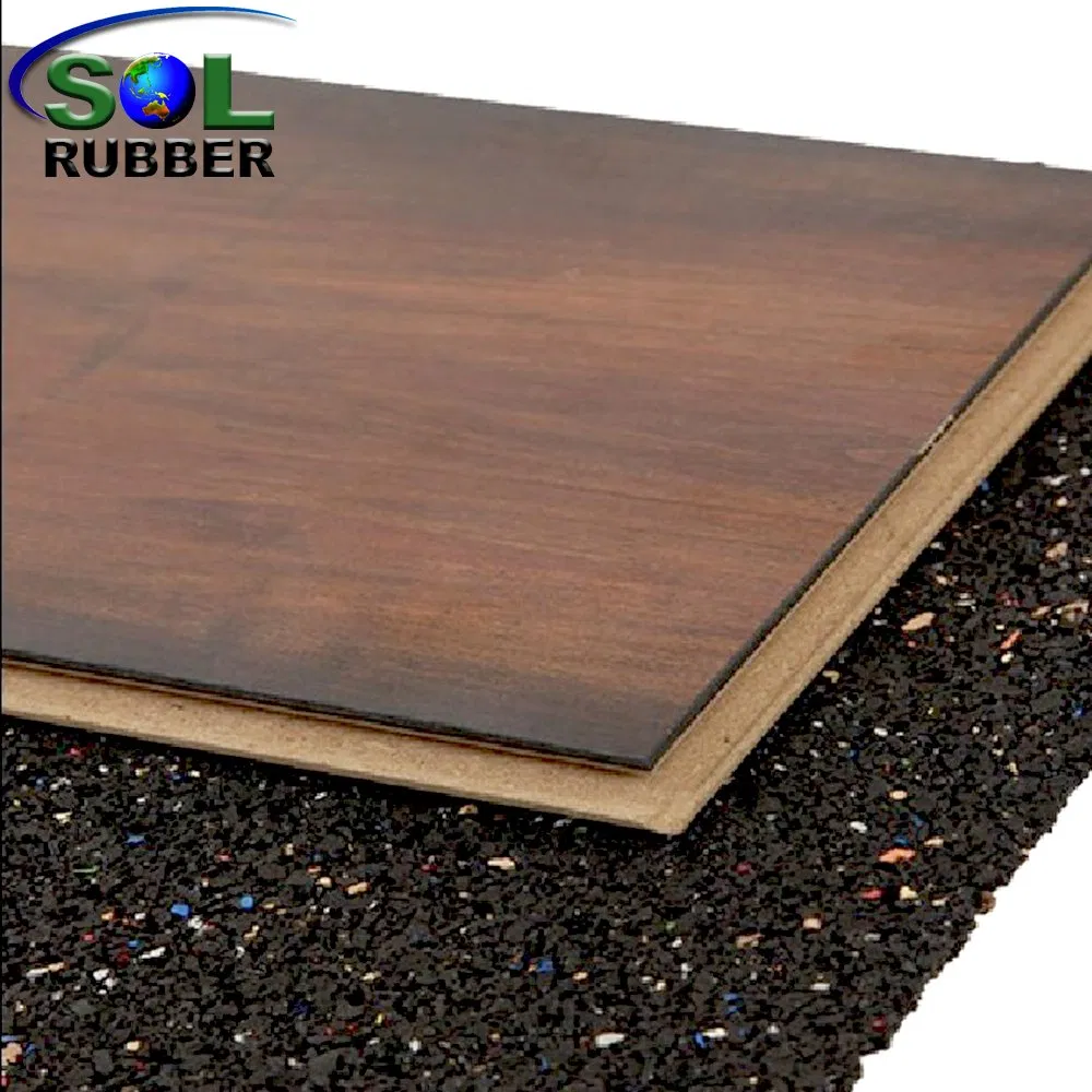Superior Impact Sound Insulation Acoustic Underlayment Rubber Flooring