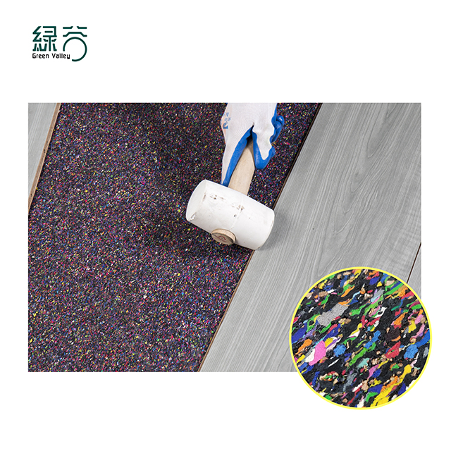 Sound Insulation Underlay Rubber Sound Proof Eco-Friendly Flooring Rubber Underlay