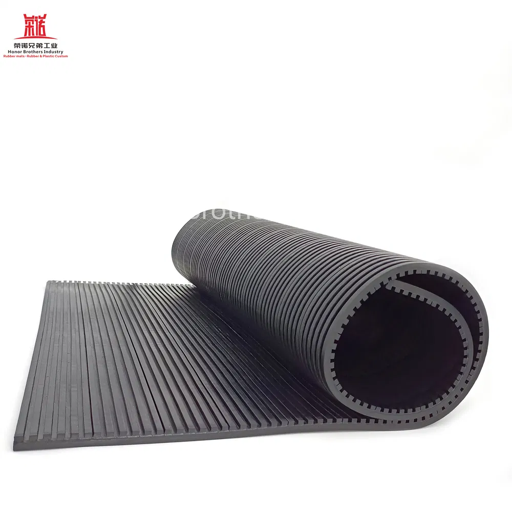 Industrial High-Density Flooring Mat, Non-Slip Shock Absorption Rubber Anti-Vibration Pad