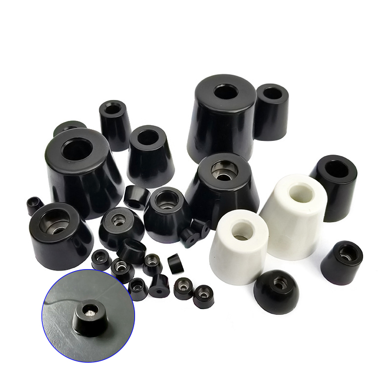 Round Rubber Foot Pad Furniture Table and Chair Chassis Instrument Heightening Machine Foot Anti-Slip Shock Absorption Pad