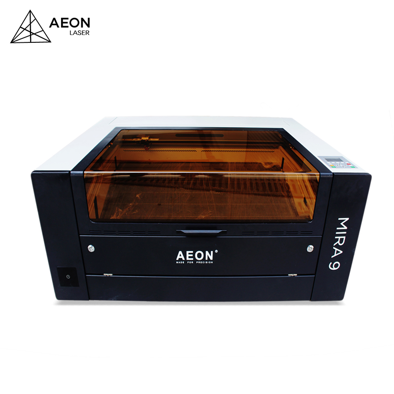Aeon Mira 900*600mm CO2 Wood Laser Cutter for Fabric/Textile/Woven Labels/Paper/Wood/Stone/Acrylic/Leather/Glass/Marble (All In One Design)