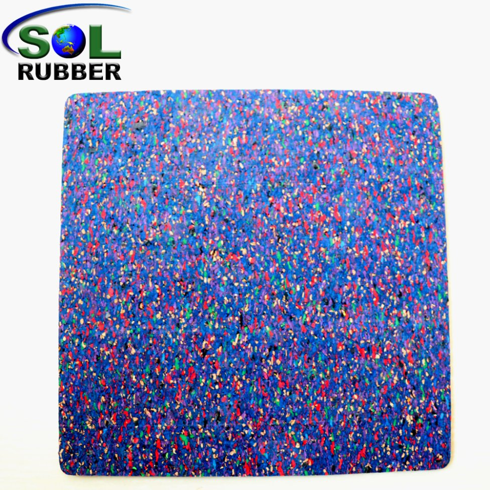 Superior Impact Sound Insulation Acoustic Underlayment Rubber Flooring