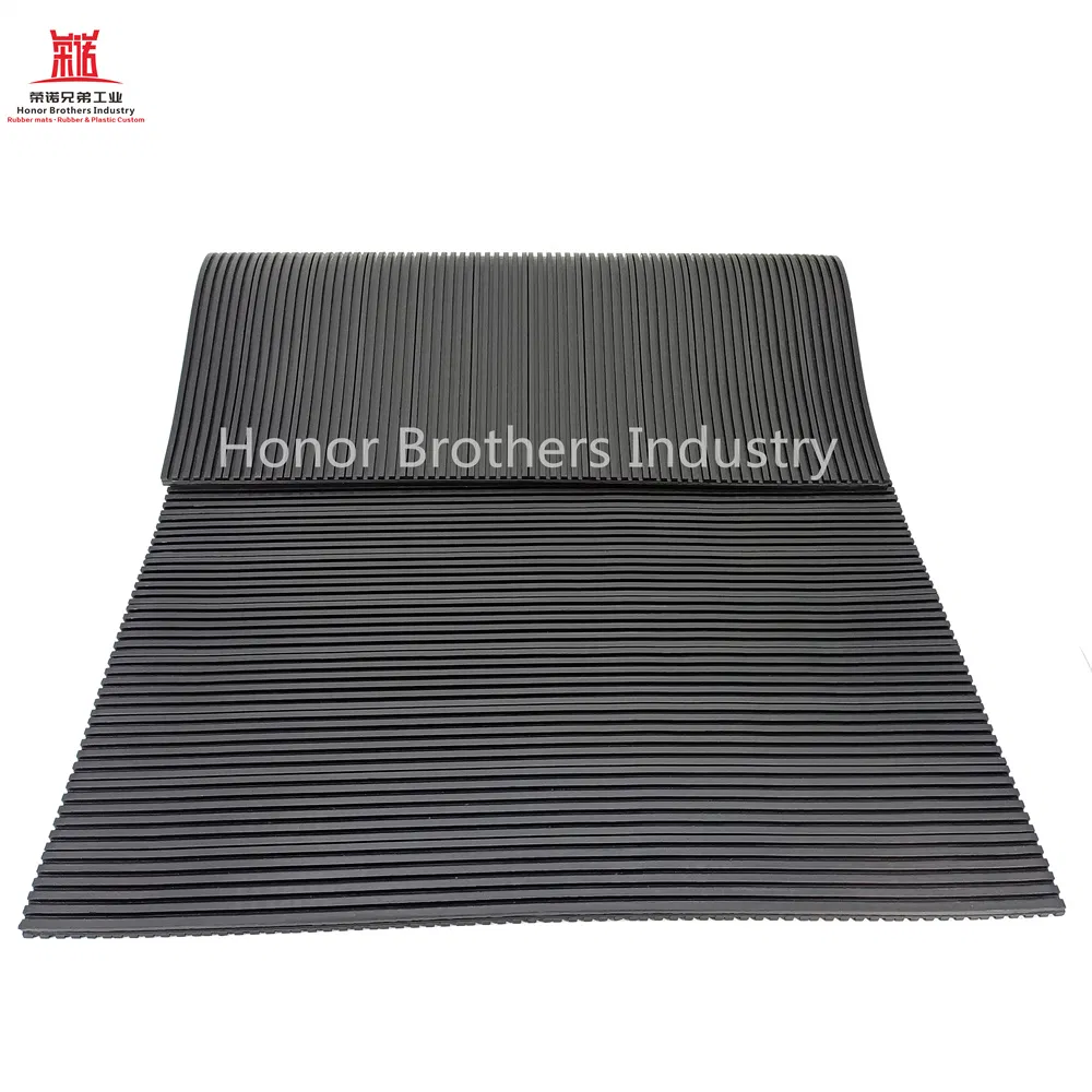Industrial High-Density Flooring Mat, Non-Slip Shock Absorption Rubber Anti-Vibration Pad